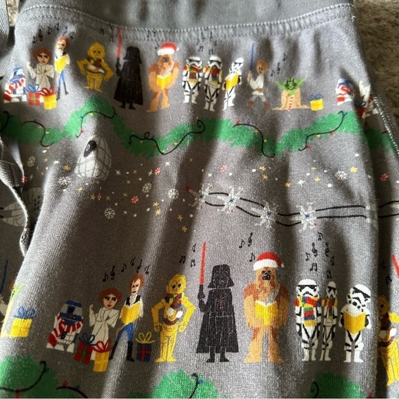 Hanna Andersson Women’s Pajama Pants Disney Mickey Mouse and Star Wars Christmas - Picture 3 of 7